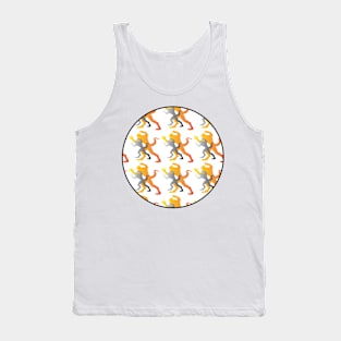 Lizardmen Design Tank Top